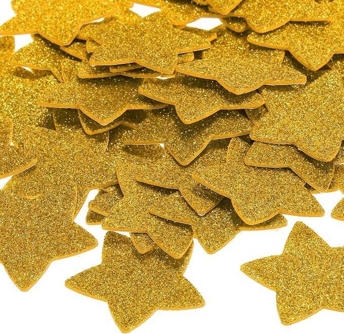 PATIKIL 1.8"x1.8" Star Foam Stickers - Image 3