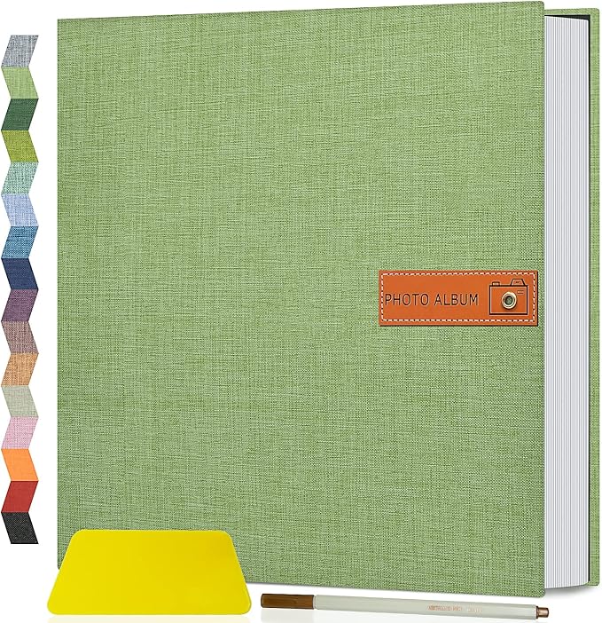 Popotop Large Photo Album Self Adhesive 4x6 5x7 8x10 Scrapbook Album DIY by Popotop
