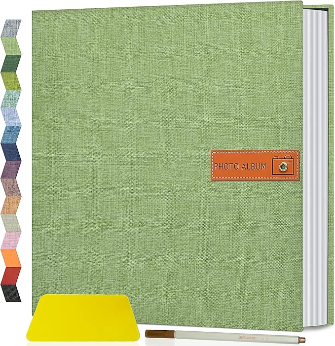 Popotop Large Photo Album Self Adhesive 4x6 5x7 8x10 Scrapbook Album DIY by Popotop