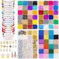 Goldwise Friendship Bracelet Kit 4 Boxes-13078 Pcs 72 Colors Bracelet Making by Goldwise