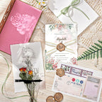 50 Sheets Deckled Edge Paper 4 x 6inch, 160 GSM Handmade Paper Rough/Textured - Image 5