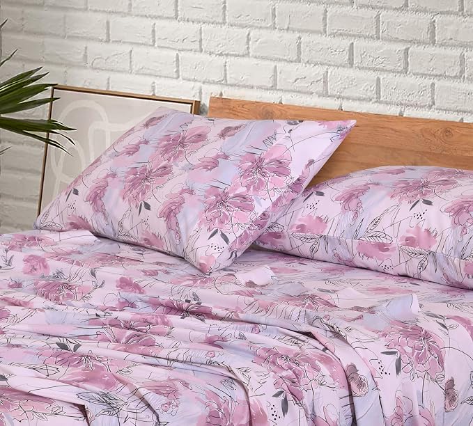 RUVANTI 100% Cotton Sheets – King Size Percale Bedding, Cooling & Breathable - Image 7