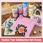 Joyclub 5 PCS Unisex Sublimation Blanks Bulk Polyester T Shirts - Image 3