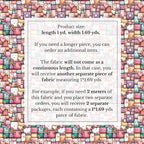 100% Cotton Fabric by the Yard – Turkish Quality Quilting & Sewing Fabric - Image 4