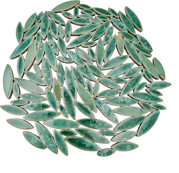 1.1lb Ceramic Mosaic Tiles, Mixed Colour Ceramic Mosaic Pieces - Image 2
