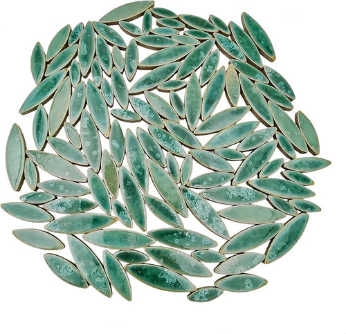 1.1lb Ceramic Mosaic Tiles, Mixed Colour Ceramic Mosaic Pieces - Image 2