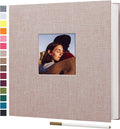 potricher Large Photo Album Self Adhesive 4x6 5x7 8x10 Pictures Linen Cover 40 by potricher