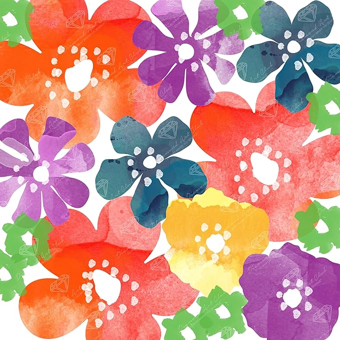 DIAMOND ART CLUB Bold Flowers Diamond Painting Kit, Fun DIY Crafts by DIAMONDARTCLUB