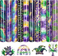 Tintnut Mardi Gras Sparkle HTV Vinyl, easy cut & weed, stretch washable by Tintnut