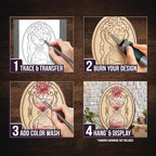 ArtSkills Wood Burning Kit for Beginners, Deluxe Pyrography Wood Engraving Art - Image 3