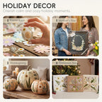 LUXEEASE 100P White Foliage Mix Dried Pressed Flowers | Blooms - Image 7