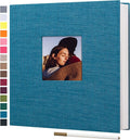 potricher Large Photo Album Self Adhesive 4x6 5x7 8x10 Pictures Linen Cover 40 by potricher