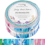 Craftido-20 Options-100% Cotton Jelly Roll Fabric Precut Strips by Craftido