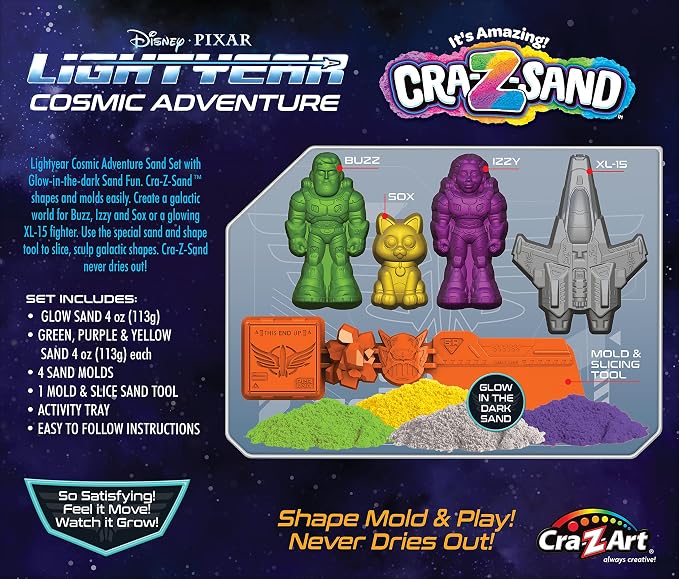 Disney Pixar Lightyear Cosmic Adventure CRA-Z-Sand Play Set - Image 2