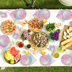 168Pcs Iridescent Birthday Party Decorations - Image 5