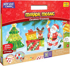 Imagimake Mirror Mosaic Christmas Kids Art Set | DIY Craft Kit | Foil Stickers - Image 7
