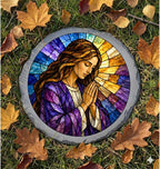 Magnolia Garden 10-Inch Praying Woman Stepping Stone - Image 6