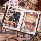 emmoolife Scrapbooking Supplies Kit, Coffee Vintage Aesthetic Scrapbook Kit - Image 6