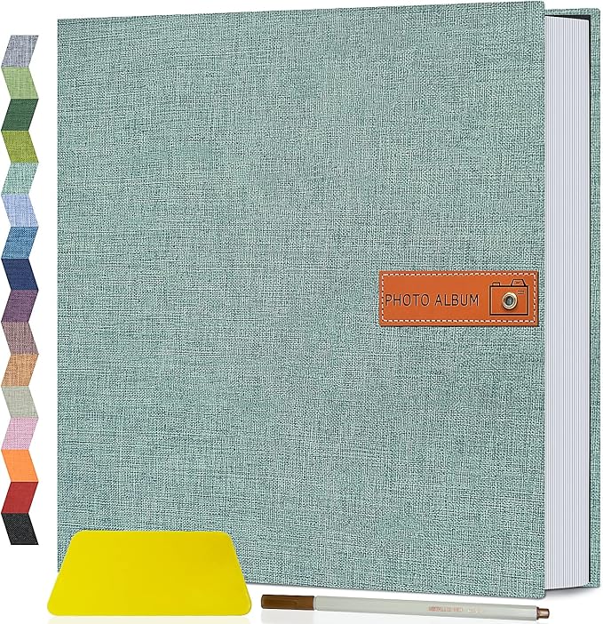 Popotop Large Photo Album Self Adhesive 4x6 5x7 8x10 Scrapbook Album DIY by Popotop