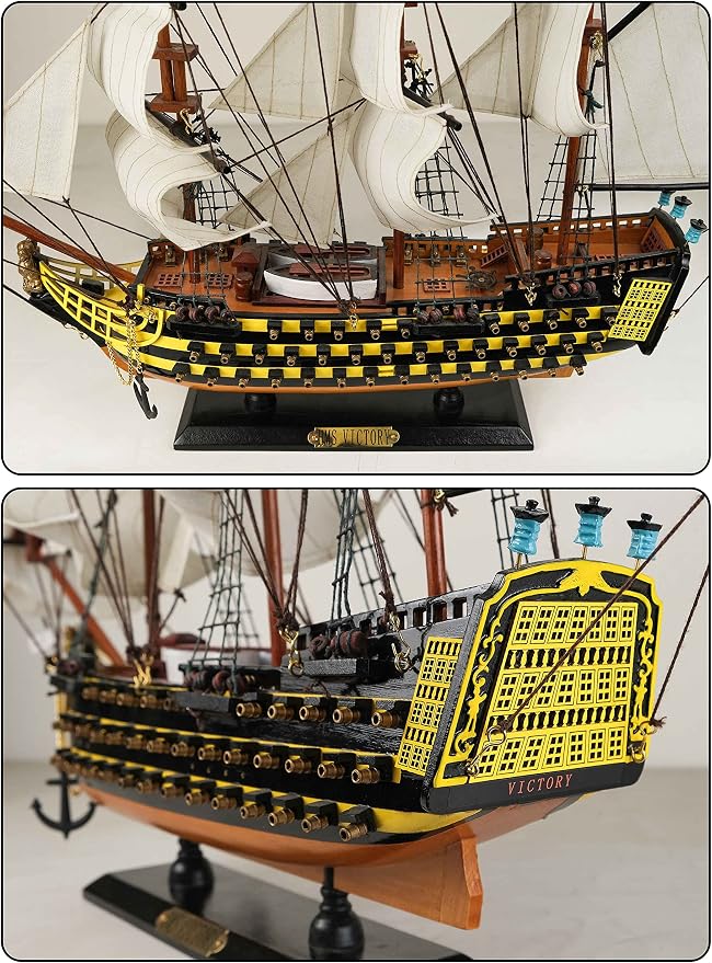 SAILINGSTORY Wooden Model Ship HMS Victory 1/110 Scale Replica | Handcraft - Image 3