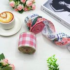 2.5 Inch Christmas Wired Ribbon, 2 Rolls, Be a Peacock in a World Full of Ducks - Image 8
