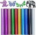 Efuncro- 10 Pack Glitter HTV 12'' x 10'' Heat Transfer Vinyl Bundle, Iron on by Unknown