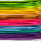 24 Rolls 8" x18 1.4mm Thick Soft Felt Fabric Sheet 24 Assorted Mid Bright - Image 3