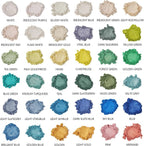 Smalltongue Mica Powder for Epoxy Resin, 72 Colors, 0.35 oz Bottles Mica Glitter - Image 2