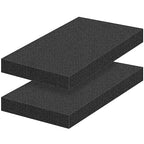 2 PCS Polyurethane Foam Sheets 16" L x 12" W x 2" T Packing Foam Inserts by MYFAMIREA