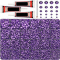 32000Pcs Amethyst Rhinestones for Bedazzling, 6mm Flatback Gems Bedazzler Kit by Worthofbest