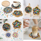 DIY Mosaic Craft Kit for Adults, Stained Glass Kits Mosaics Tiles for Crafts - Image 5