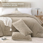 Smoofy Fluffy King Size Comforter Set 3 Pieces - Image 3