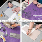 Breman Precision 18x24 Inch Self Healing Cutting Mat – 2-Sided 5-Ply PVC - Image 4