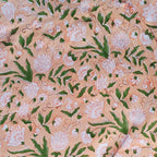 E-Tailor® Hand-Block Printed Pre-Cut Cotton Fabric Ideal - Image 2