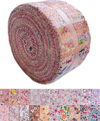 40 Strip Jelly Roll Fabric Strips by HANPATQUI