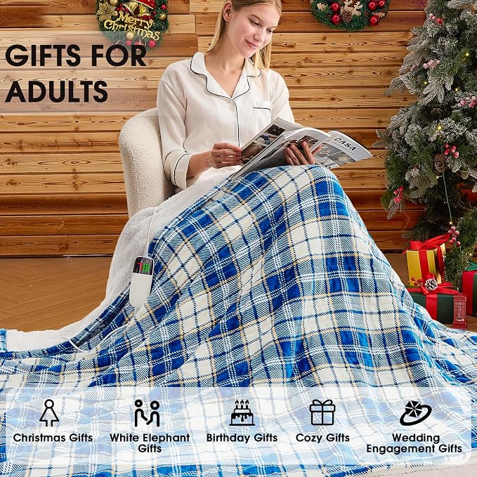 Heated Electric Blanket Queen Size, 84X90 Heating Blanket Queen - Image 5