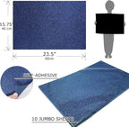 Allgala Jumbo Self-Adhesive Glitter EVA Foam Sheets 10 Pack 16x24 inch Paper - Image 2
