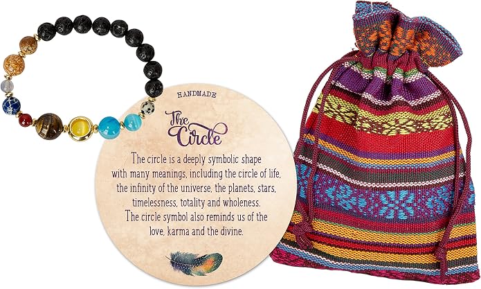 SPUNKYsoul New! His and Hers Couple Circle Distance Universe Bracelets - Image 4