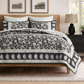 EverGrace Cotton Quilt Set King Size, 100% Cotton Reversible Lightweight by EverGrace