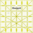 Omnigrid 6" x 6" Square Quilting and Sewing Ruler by Omnigrid
