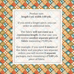 100% Cotton Fabric by the Yard – Turkish Quality Quilting & Sewing Fabric - Image 4
