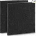 Pangda 2 Pcs Black Foam Pad 12 x 12 x 0.25 Inches Cuttable Polyurethane Foam by Pangda