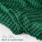 Utopia Bedding 100% Cotton Waffle Weave Blanket Queen Size - Image 3