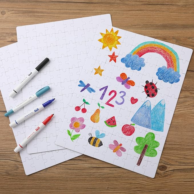 Mr. Pen- Blank Puzzle, 5 Pack, 100 Pieces/Pack, 10.6" x 14.2" | Blank Puzzles - Image 8