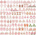 SANNIX 110Pcs/55 Pairs Christmas Charms, Holiday Xmas Enamel Pendants by SANNIX
