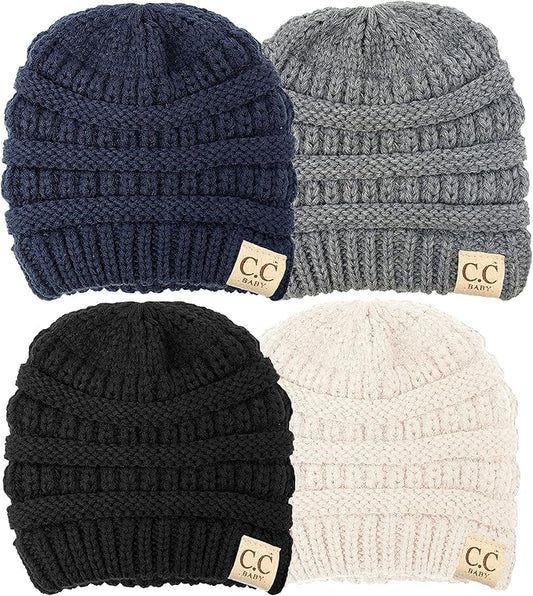 Funky Junque Baby Winter Hat – Cute Newborn Hats, Cozy Warm Infant Beanie, Soft Knit Stocking Stuffer for Babies 0–12 Months