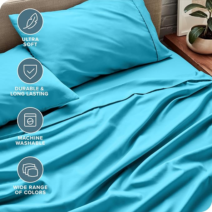 Bare Home Split Head Flex King Sheet Set - Image 5