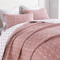 SahSahCasa Quilt Set King Size, 100% Cotton Quilt Bedding Set Bedspread by SahSahCasa