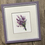 RIOLIS - Bouquet with Lavender 1607, Floral Cross Stitch Kits 6"X7", Cross - Image 6