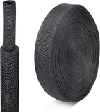 Braided Sleeving 2:1 Shrinkable Fabric Heat Shrink Tubing- Abrasion Protection by BuyUneed